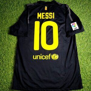 Messi Barcelona 2011 2012 Away Soccer Jersey Shirt M SKU# 419880-010